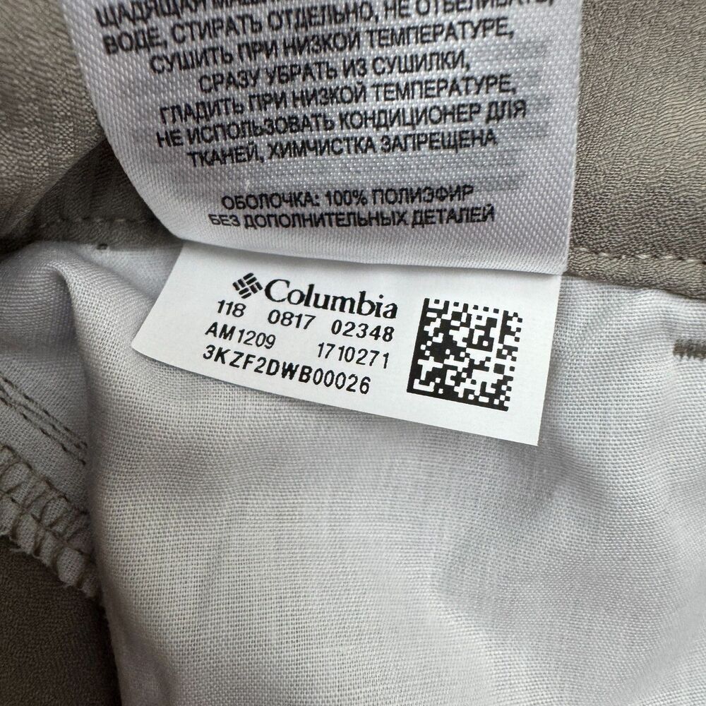 Columbia Battle Ridge Flex Omni-Shade UPF 50 Cargo Shorts Mens 40 Gray Outdoor - Picture 10 of 16